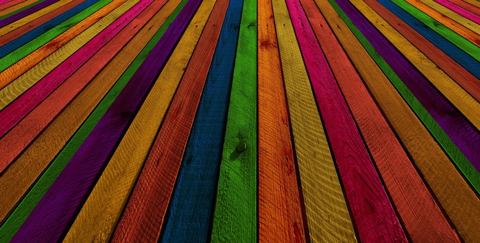 Multicolor wood planks texture