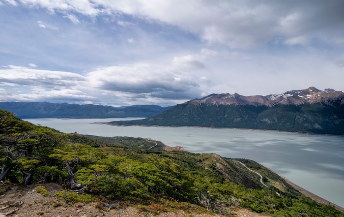 Patagonia Argentina Mountains and Lago Argentino