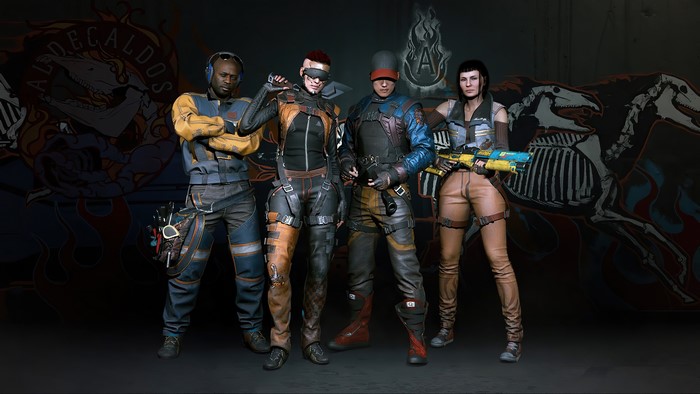 4K Cyberpunk 2077 characters