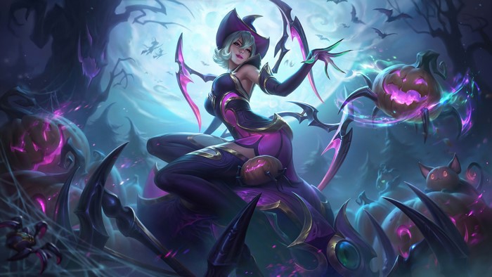 Elise from League of Legends Halloween Skin