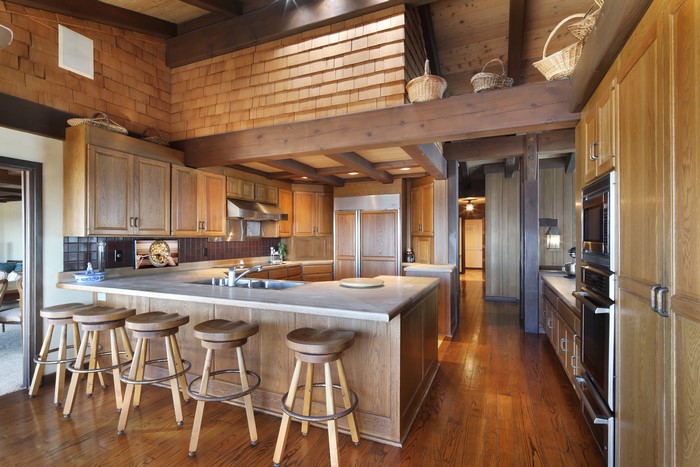 Interior Design Kitchen with Wooden Elements