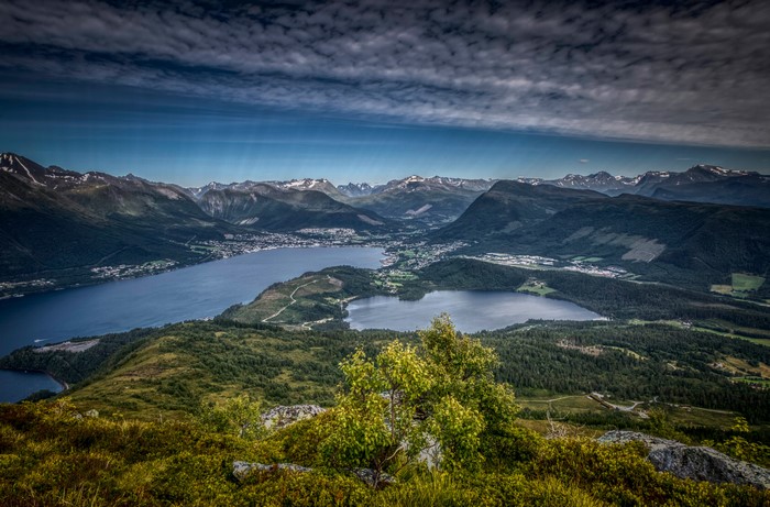 Helgehornet, Norway Mountains and Fjord Scenery
