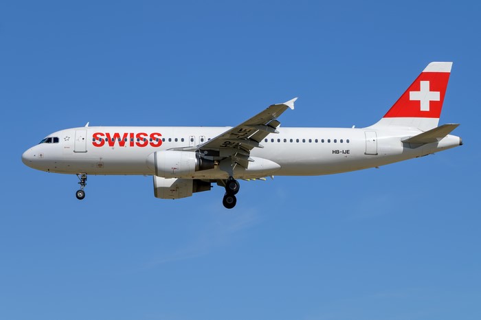 SWISS Airbus A320-200 Airplane