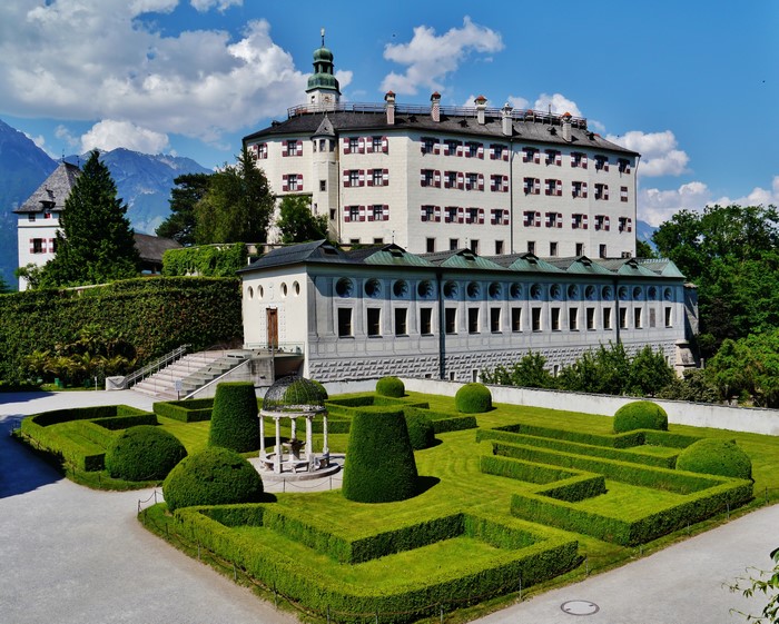 Ambras Castle Gardens, Innsbruck, Austria