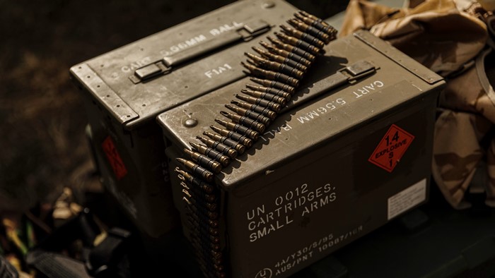 Ammunition boxes and bullets