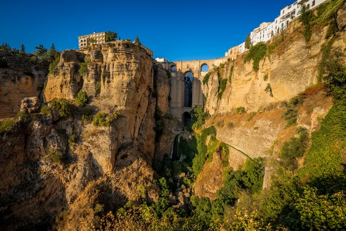 El Tajo Gorge and Puente Nuevo Bridge in Ronda, Spain