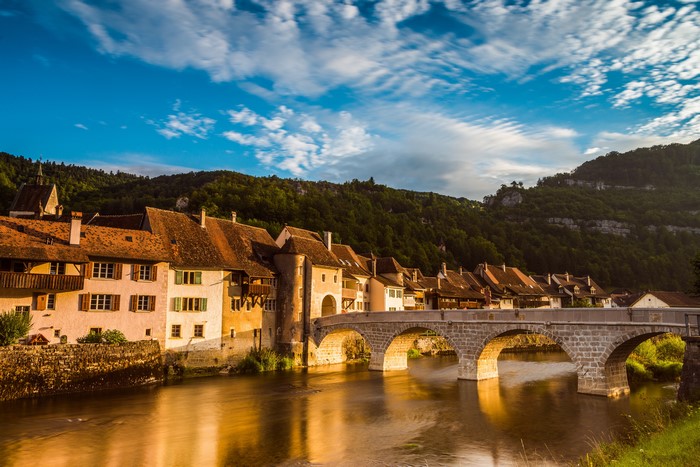 St. Ursann, Doubs River, Switzerland