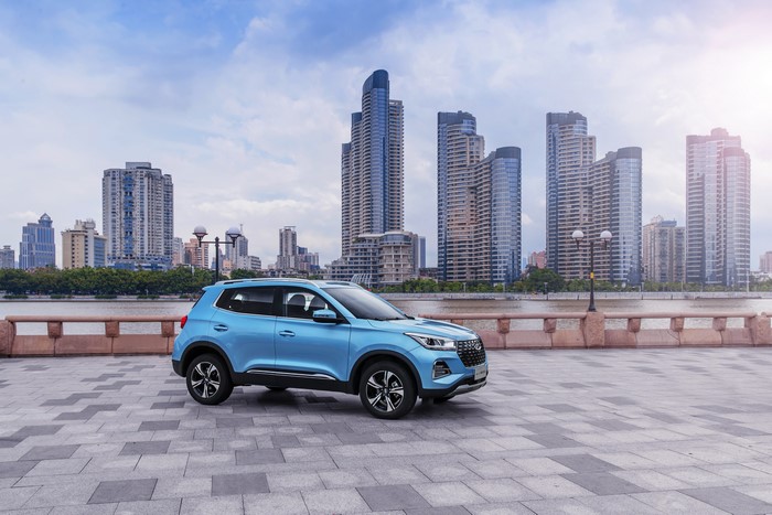 Chery Tiggo 5x Crossover in City