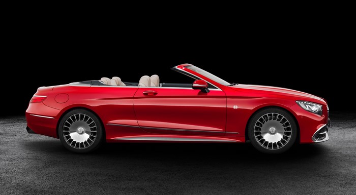 Red Mercedes-Benz Maybach S 650 Cabriolet
