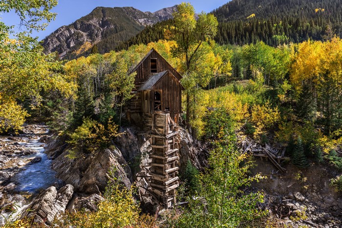 Crystal Mill, Colorado, USA