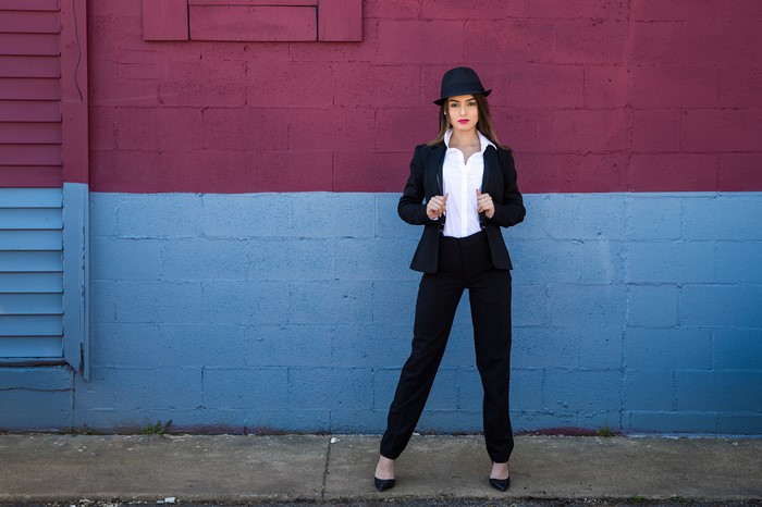Alexis Contreras in a Suit and Hat