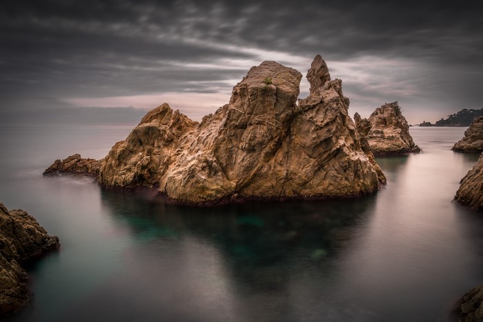 Rocky coast of Girona, Spain