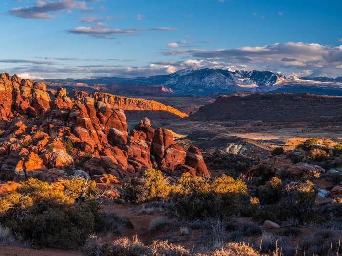 Arches National Park, Utah, USA, Mountains, Scenery