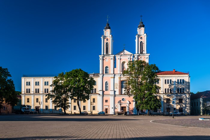 Jesuit Church of St. Francis Xavier in Kaunas, Lithuania