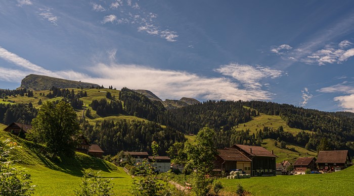 Village in Wildhaus-Alt St. Johann, Switzerland