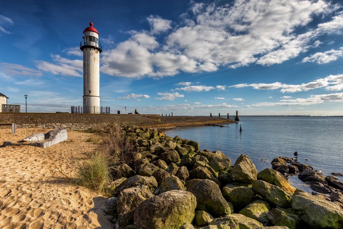 Lighthouse at Hellevoetsluis, Netherlands Coast