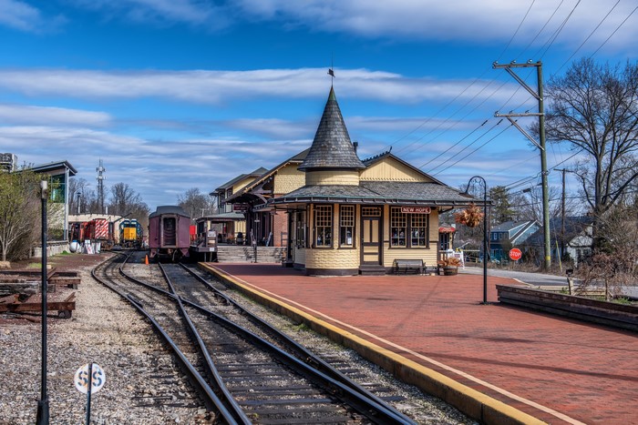 New Hope Station, Pennsylvania, USA Railroads