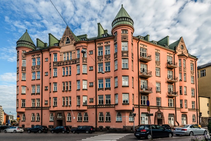 Ihantola Building in Helsinki, Finland