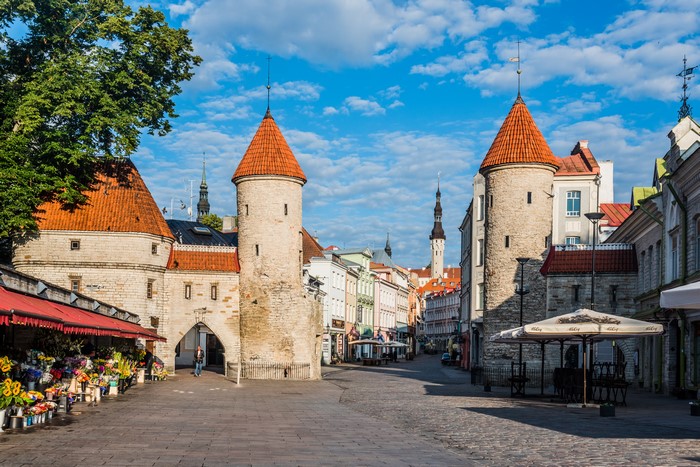 Viru Gate, Tallinn, Estonia