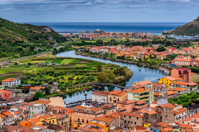 Bosa, Italy: Temo River and Coastal Town