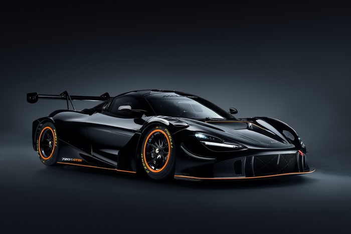Black McLaren 720S GT3X 2021