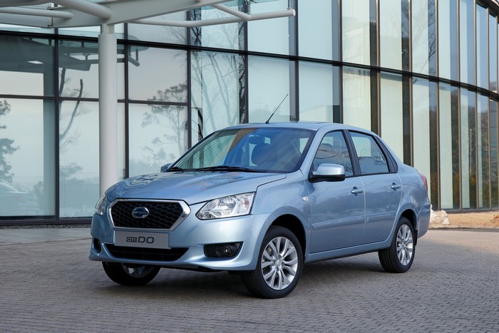 Datsun on-DO sedan, silver metallic
