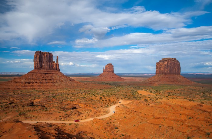 Monument Valley USA with Mittens and Mesas