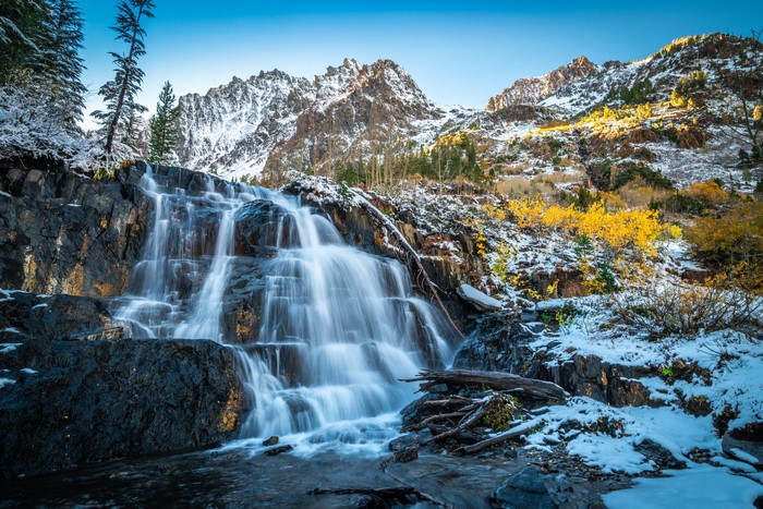 Waterfall in Lundy Canyon, California