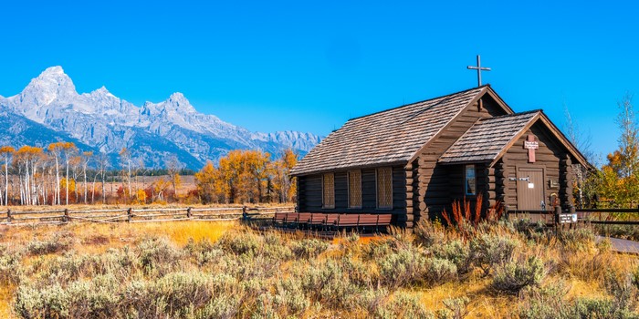 Chapel in Grand Teton National Park, Wyoming