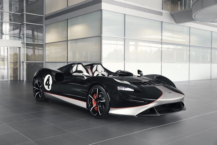 Black McLaren 2020 MSO Elva M1A Theme Roadster