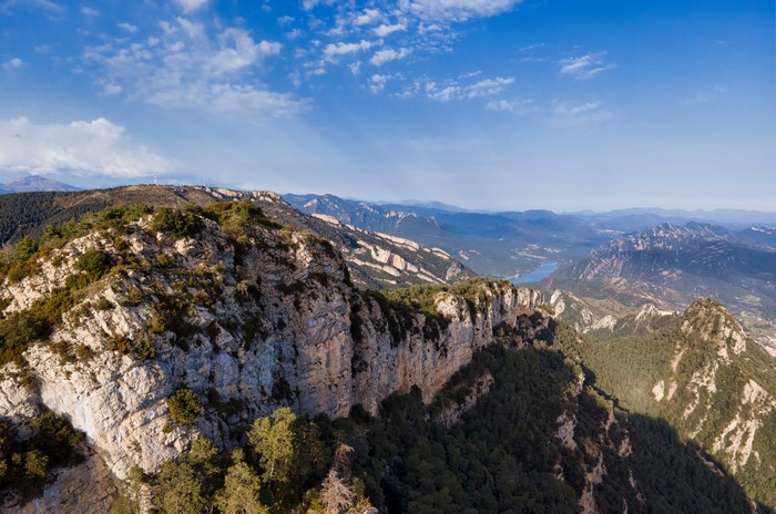 Mountains and Lake in Catalonia, Spain