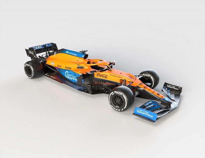 2021 McLaren MCL35M Formula 1 car