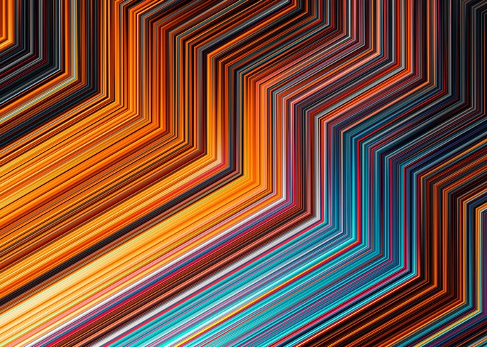 Abstract colorful diagonal line pattern