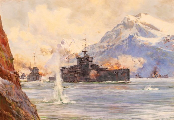 HMS Warspite in the Battle of Narvik