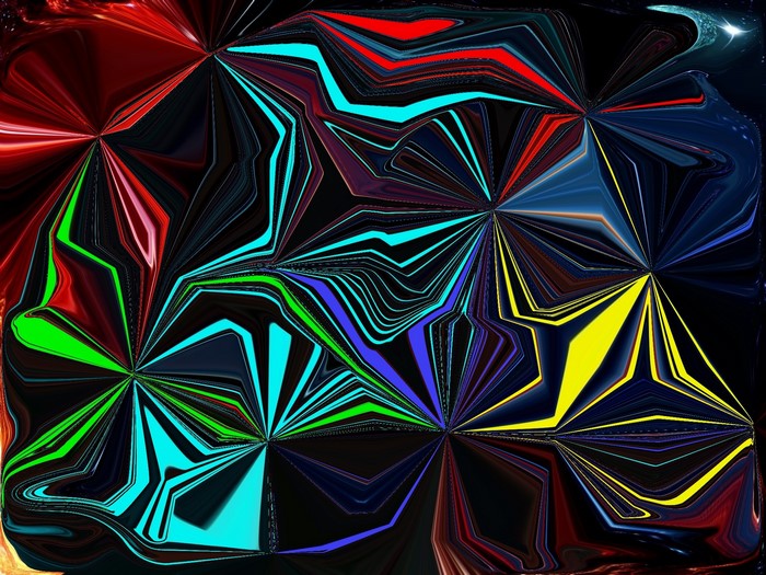 Abstract digital art with vibrant colors