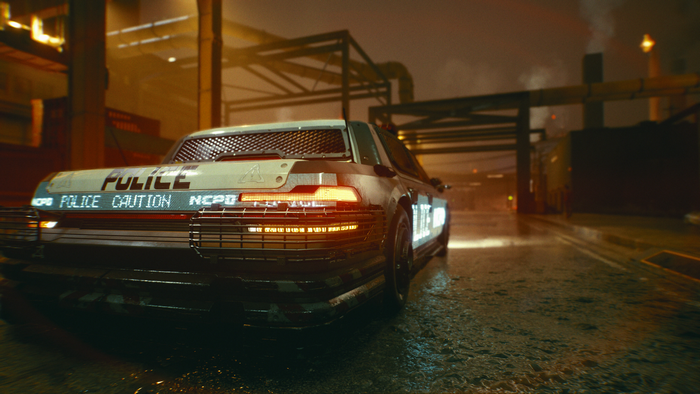 Cyberpunk 2077 Police Car