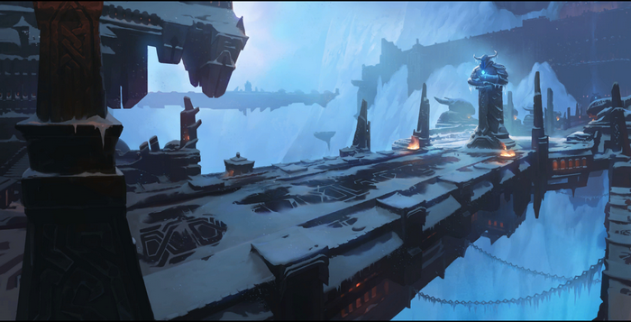 Wintery bridge in League of Legends: Wild Rift