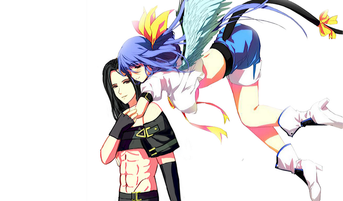 Dizzy and Testament from Guilty Gear