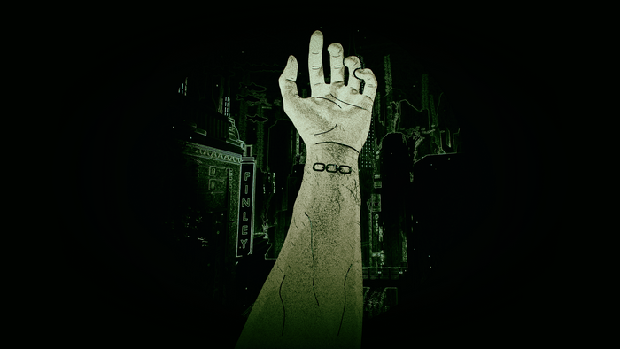 Hand with chain tattoo in BioShock 2