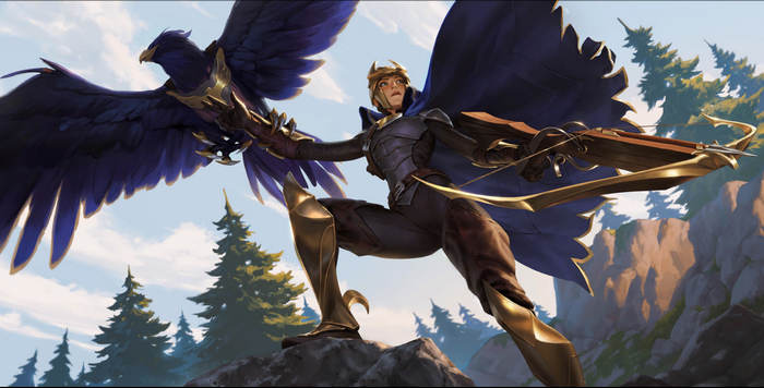 Quinn from League of Legends with Valor