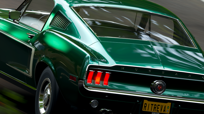 Green 1965 Ford Mustang from Forza Horizon 4