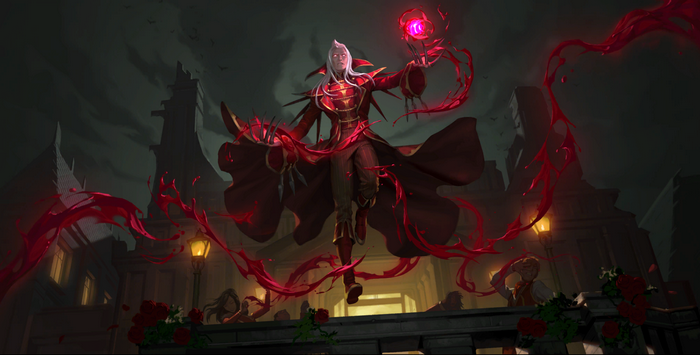Vladimir from League of Legends with blood magic