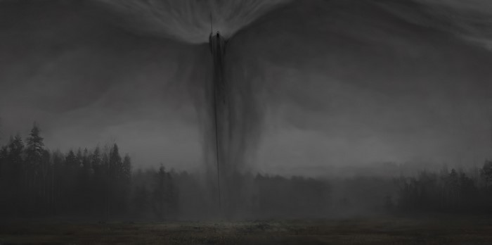 Dark Tornado over Forest