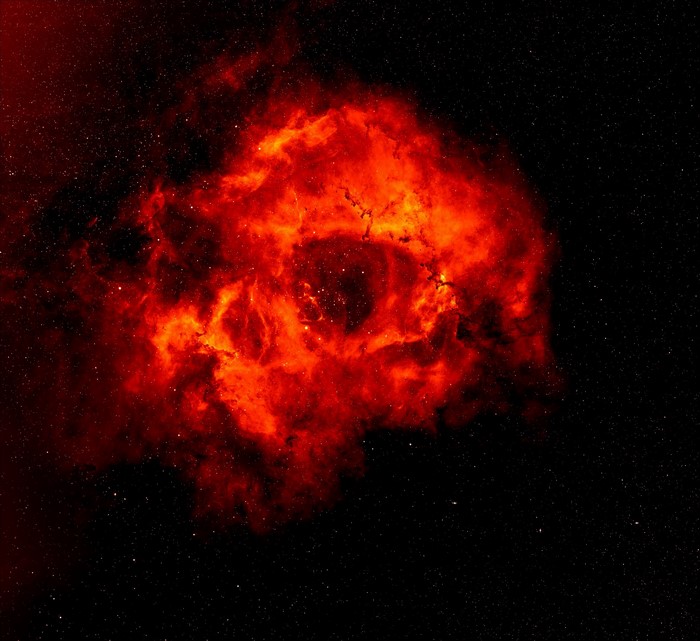 Rosette Nebula in Space