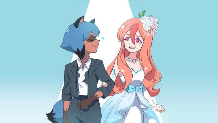 Michiru Kagemori and Nazuna Hiwatashi from BNA