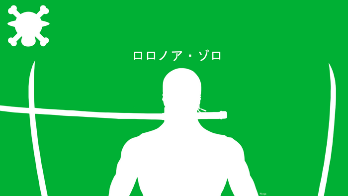 Roronoa Zoro from One Piece with swords
