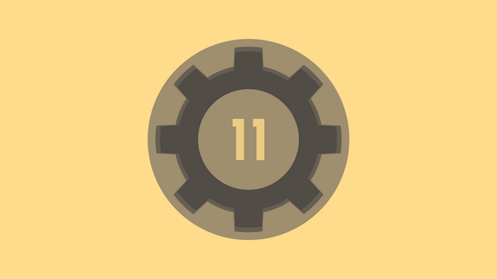 Vault 11 logo from Fallout