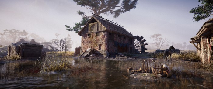 Assassin's Creed Valhalla: Old Mill and Skeletons