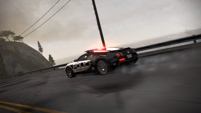 Police Bugatti Veyron in Need for Speed: Hot Pursuit