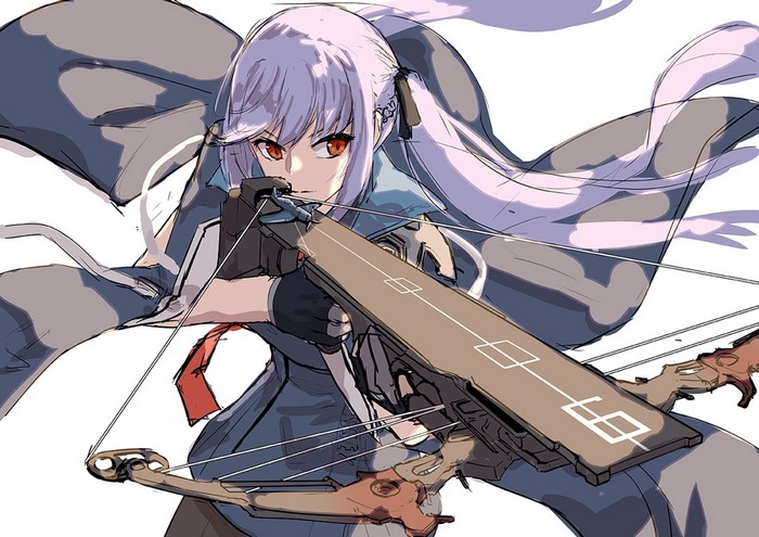 Azur Lane anime girl with a crossbow